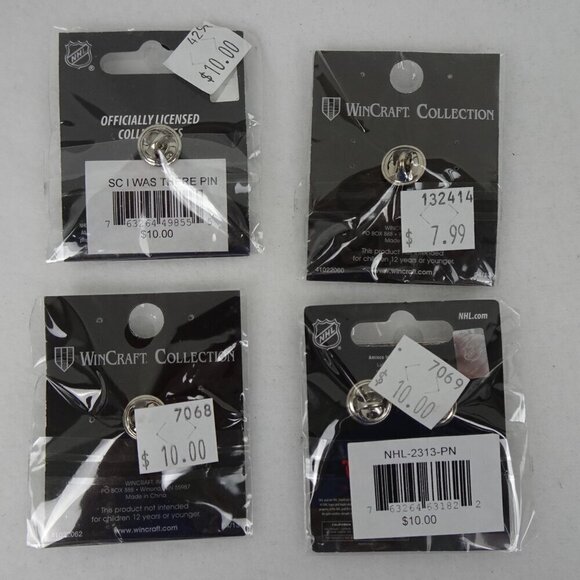 4 TAMPA BAY LIGHTNING & Hockey Lapel Pins NHL Tie Tack 2016 2018 - Picture 11 of 11